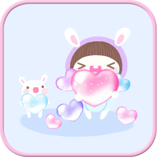 Bebe heart go lokcer theme LOGO-APP點子