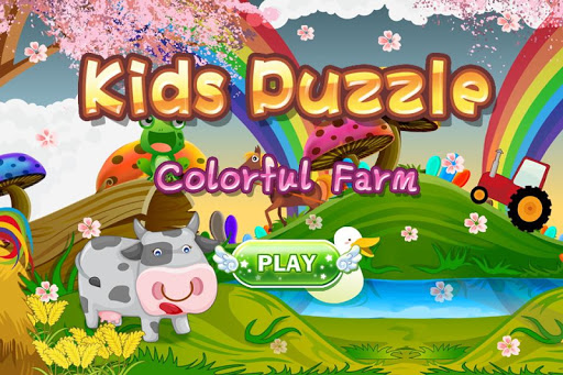 Kids Puzzles -Colorful farm hd