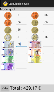 Free coin counter (euro) FREE APK for PC