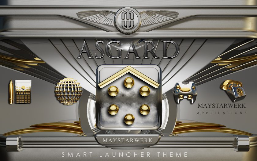 Smart Launcher theme Asgard Screen 3