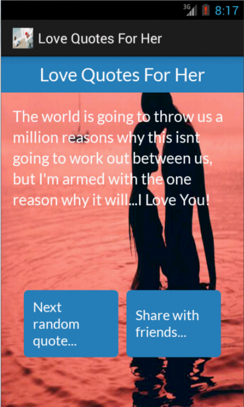 Love Quotes for Her - screenshot