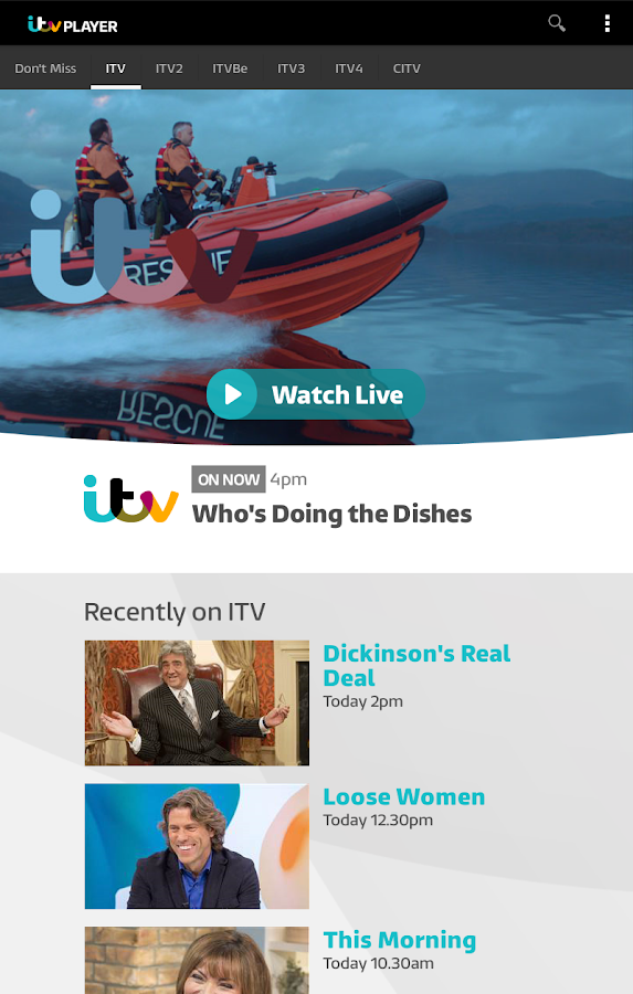 ITV Player - Android Apps on Google Play