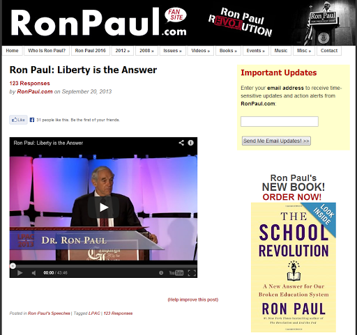 【免費新聞App】Ron Paul-APP點子