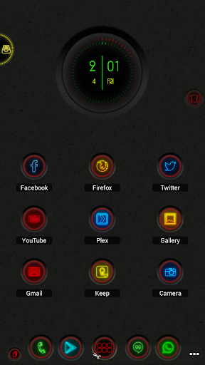 【免費個人化App】Neon Multi-Launcher Icon Pack-APP點子