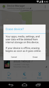 Android Device Manager - screenshot thumbnail