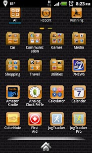 LC Orange Go Launcher EX Theme