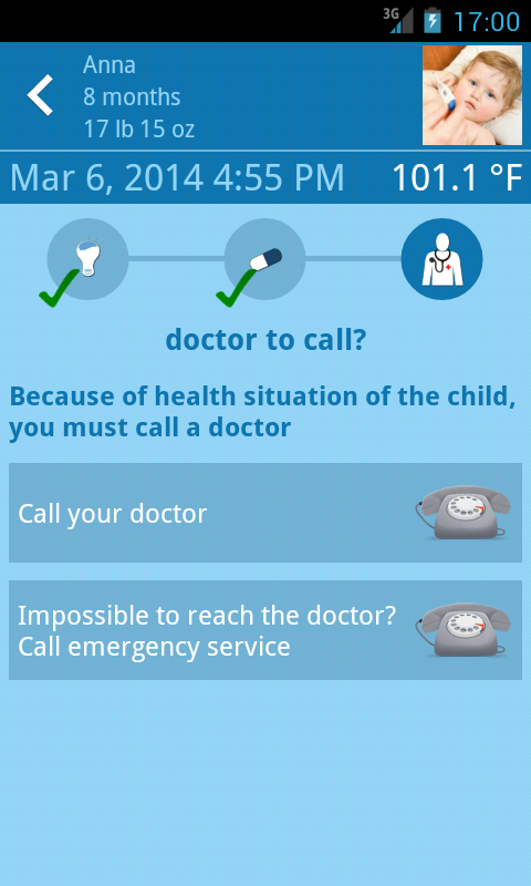 Fever Alert Screen 3