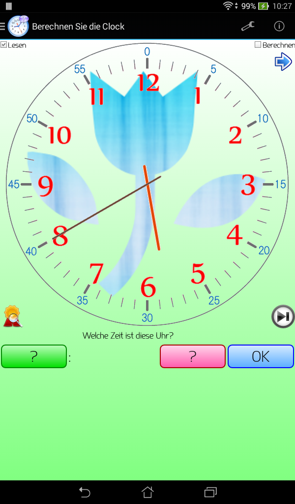 Android application Calc the Clock screenshort