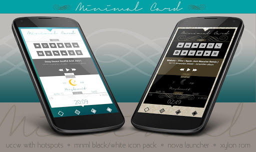 minimal card uccw theme