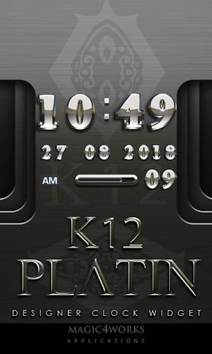 Platin Digital Clock Widget