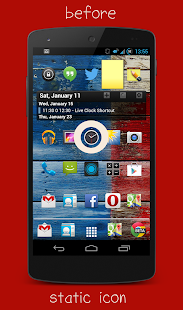 How to get Live Clock Shortcut 1.1 unlimited apk for android