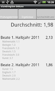 Stundenplan Deluxe Plus - screenshot thumbnail