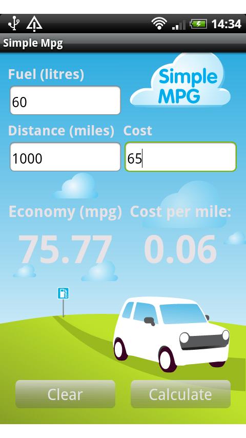 Simple MPG Screen 2