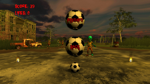 【免費街機App】Flick Football Zombie-APP點子