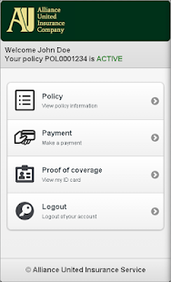 Alliance United Insurance Screenshots 1