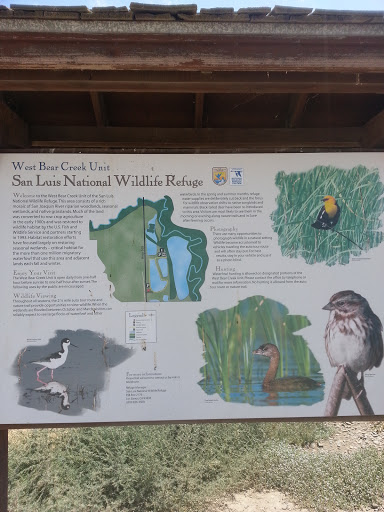 San Luis Wildlife Refuge Information Board