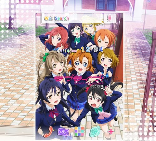 Android application ラブライブ！きせかえテーマ2 screenshort