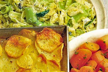 Tray-baked potatoes
