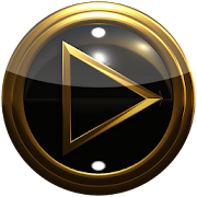 Poweramp skin black gold 3.02 Icon