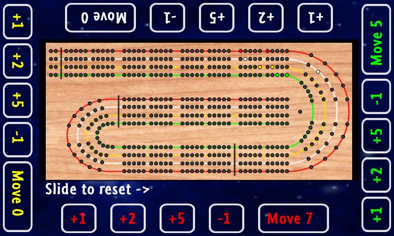 Android application Cribbage Board screenshort