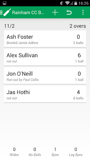 Seam Up A Cricket Scoring App