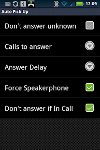 Auto Pick-Up the Phone Screen 2