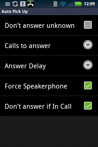 Auto Pick-Up the Phone Screen 2
