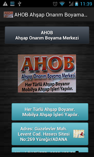 AHOB Ahşap Onarım Boyama