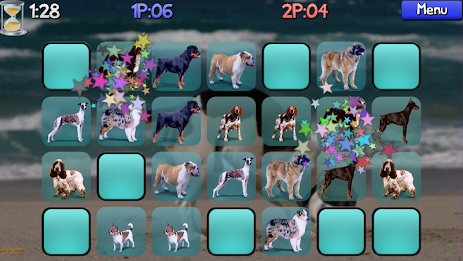 Dog Pairs - Memory Match Game poster 1
