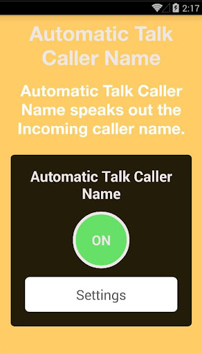 Automatic Caller Name Talker