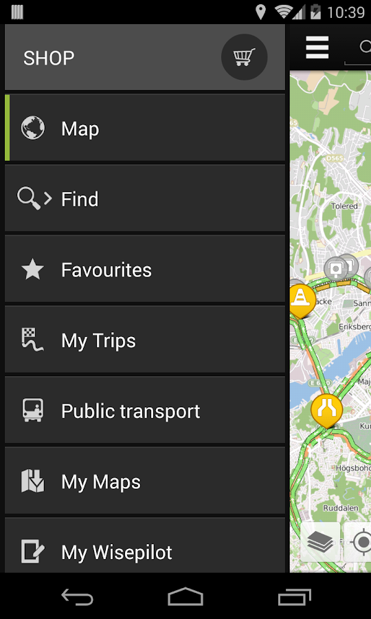 Wisepilot GPS-навигатор TRIAL - screenshot