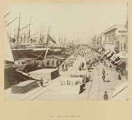 Gezicht op de haven van Smyrna