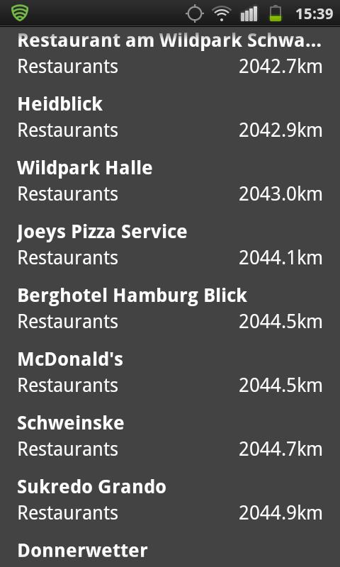 Hamburg Offline mappa Map Screen 3