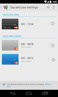 Google Wallet - screenshot thumbnail