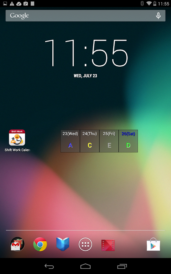 Shift Work Calendar Android Apps On Google Play