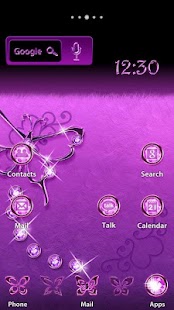Free [AL] Sweet Butterfly Theme APK for Android