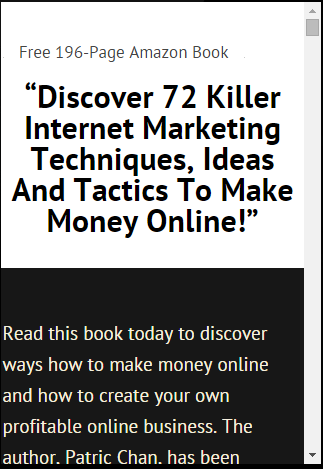 Internet marketing techniques