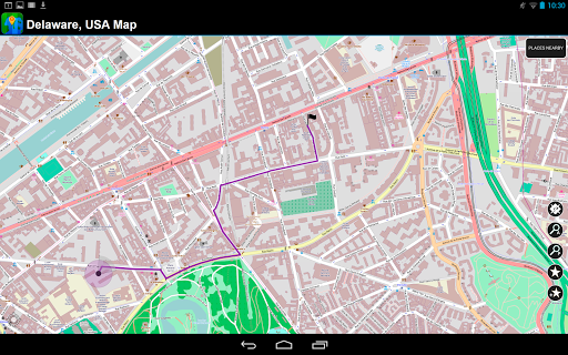【免費旅遊App】當前離線 特拉華州 地圖-APP點子