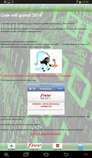 Code Wifi Gratuit 2014