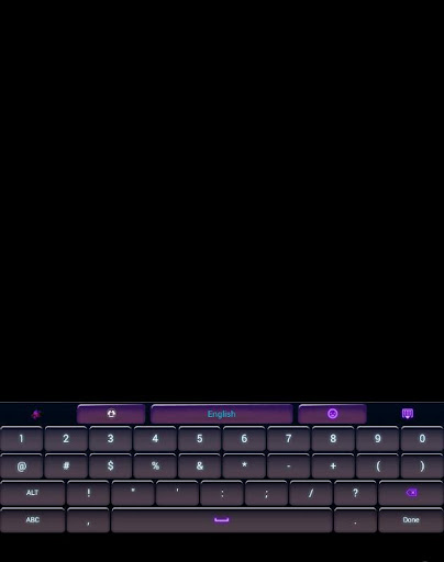 GO Keyboard Moonlite Theme