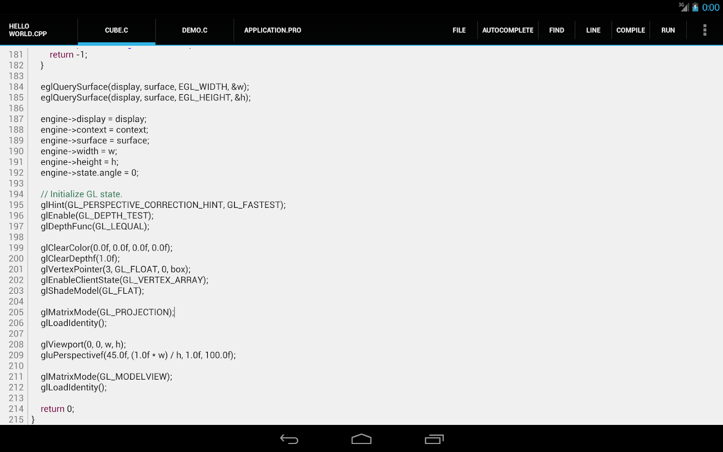   C4droid - C/C++ compiler & IDE- 스크린샷 