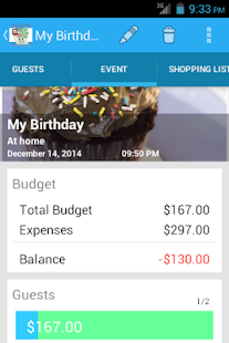 Event Expenses Screenshots 1
