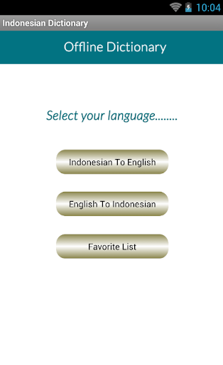 Indonesian Eng Dictionary