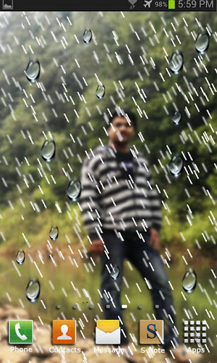 My Photo Rain live wallpaper