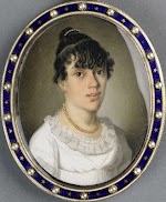 Portret van een Surinaams meisje. Engeland, ca. 1810