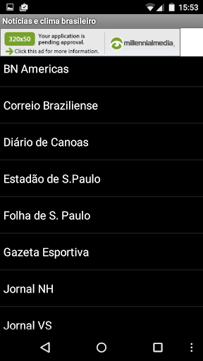 Brazilian newspapers and sport