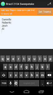 Lastest World Cup 2014 Sweepstake APK for Android