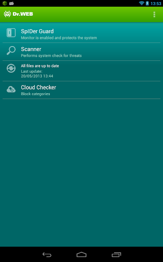 Dr.Web Anti-virus screenshot