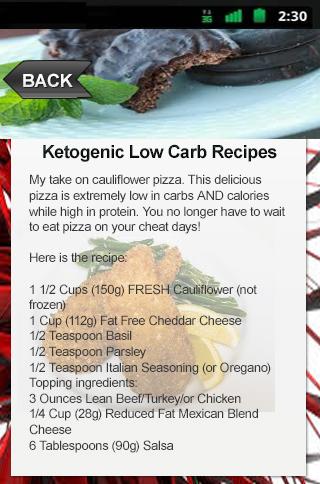 Ketogenic Low Carb Recipes