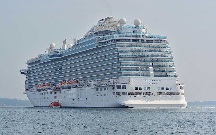 Royal Princess near Nynäshamn, Sweden.